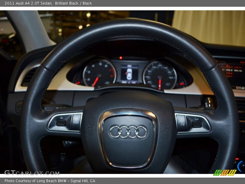 Brilliant Black / Black 2011 Audi A4 2.0T Sedan