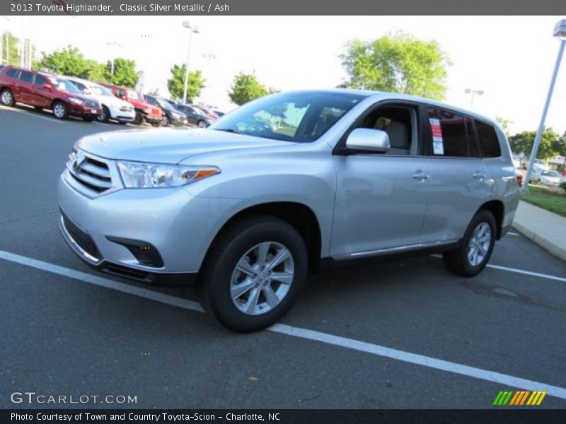 Classic Silver Metallic / Ash 2013 Toyota Highlander