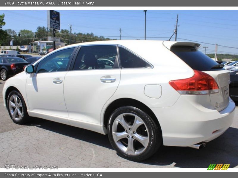 Blizzard Pearl / Ivory 2009 Toyota Venza V6 AWD