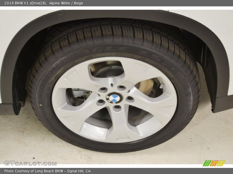Alpine White / Beige 2014 BMW X1 sDrive28i