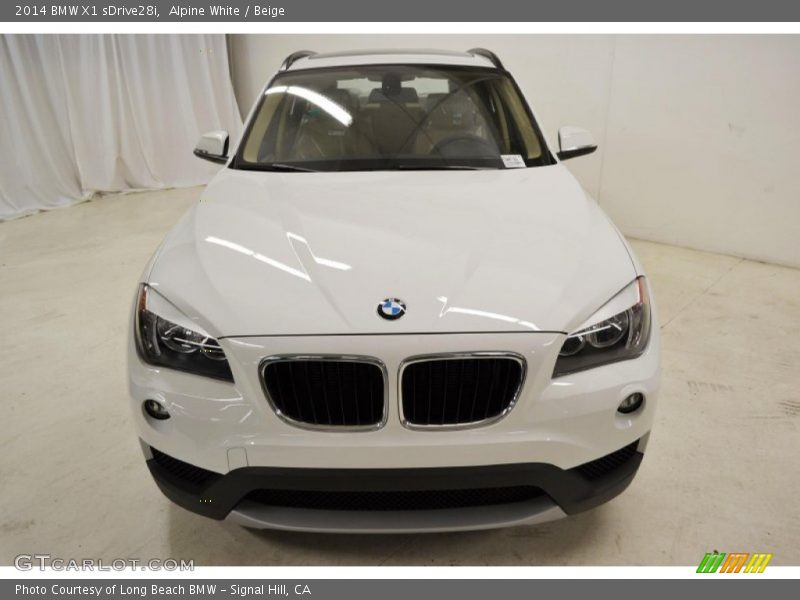 Alpine White / Beige 2014 BMW X1 sDrive28i