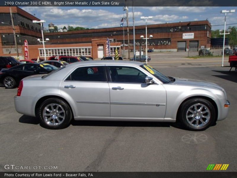 Bright Silver Metallic / Dark Slate Gray 2009 Chrysler 300 C HEMI