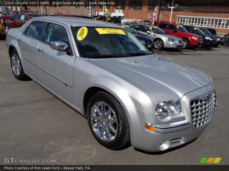 Bright Silver Metallic / Dark Slate Gray 2009 Chrysler 300 C HEMI