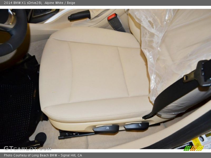 Alpine White / Beige 2014 BMW X1 sDrive28i