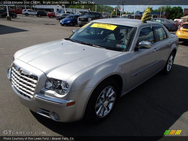 Bright Silver Metallic / Dark Slate Gray 2009 Chrysler 300 C HEMI