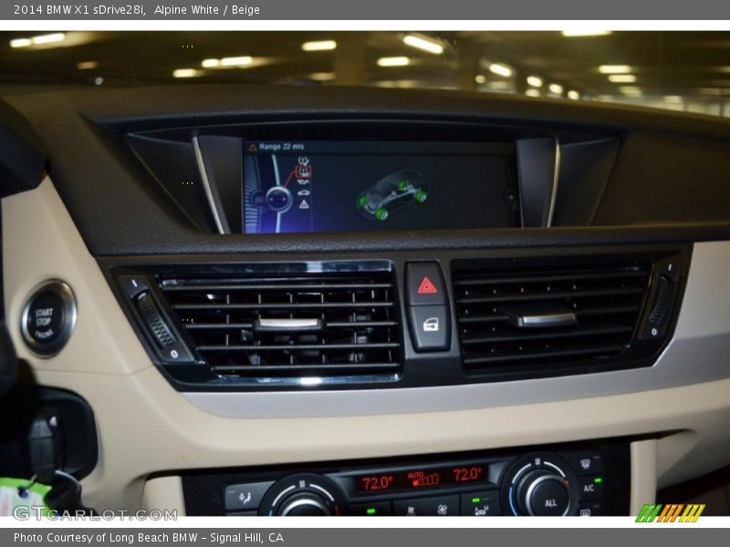 Alpine White / Beige 2014 BMW X1 sDrive28i
