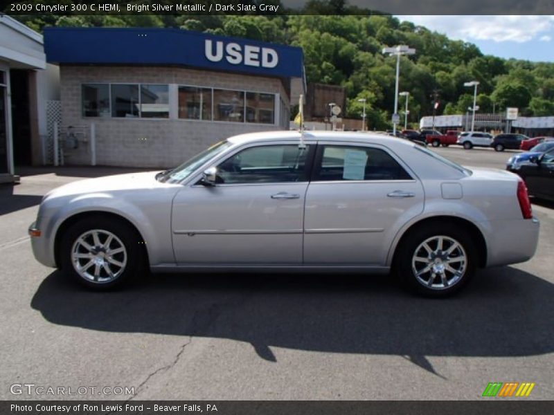 Bright Silver Metallic / Dark Slate Gray 2009 Chrysler 300 C HEMI