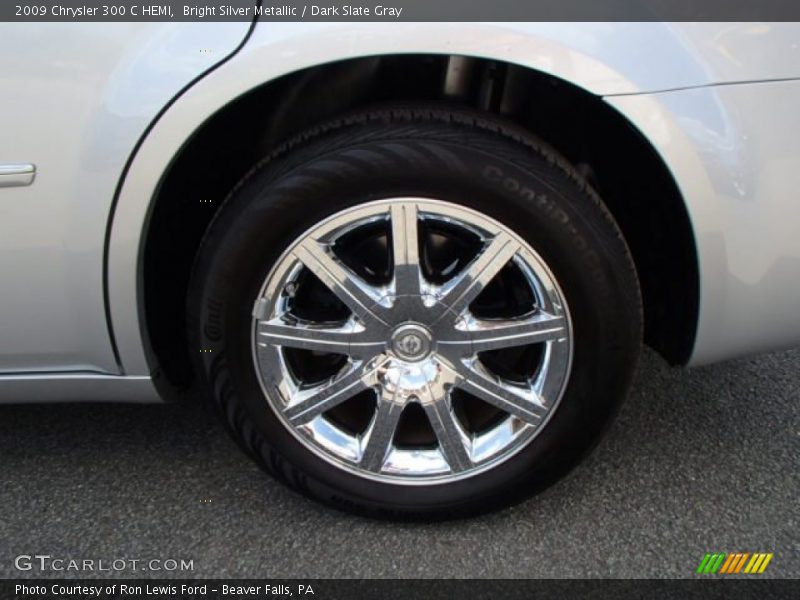 Bright Silver Metallic / Dark Slate Gray 2009 Chrysler 300 C HEMI