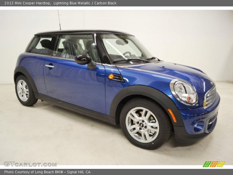 Lightning Blue Metallic / Carbon Black 2013 Mini Cooper Hardtop