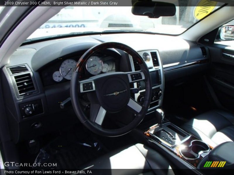 Bright Silver Metallic / Dark Slate Gray 2009 Chrysler 300 C HEMI