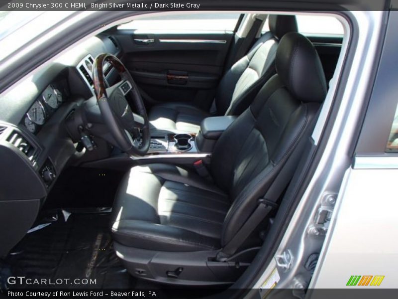 Bright Silver Metallic / Dark Slate Gray 2009 Chrysler 300 C HEMI