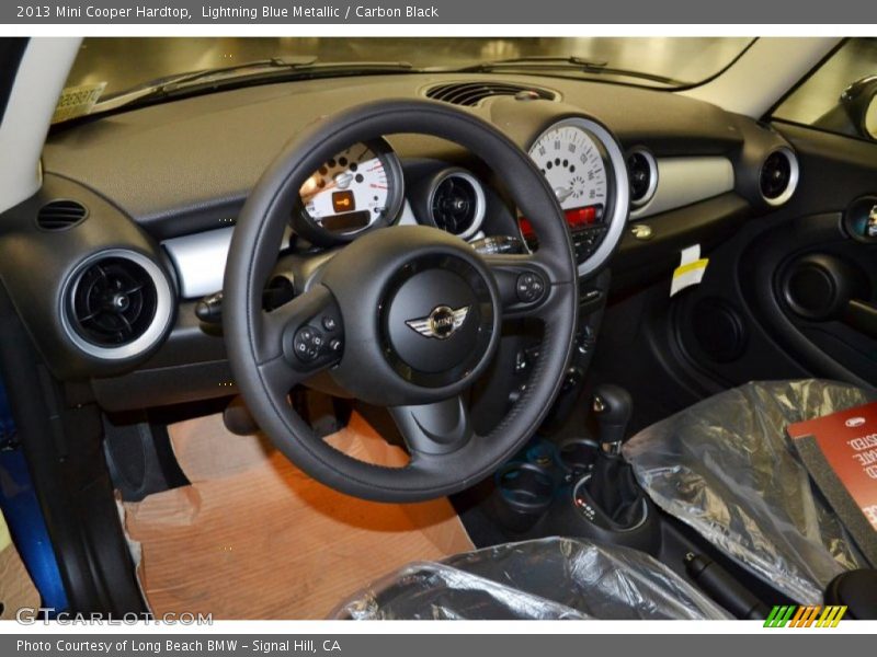 Lightning Blue Metallic / Carbon Black 2013 Mini Cooper Hardtop