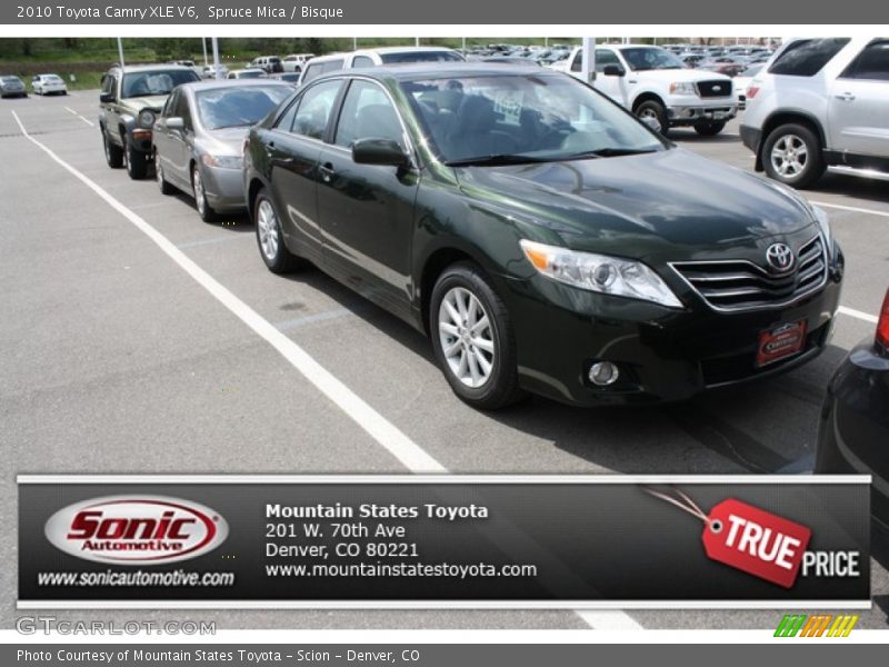 Spruce Mica / Bisque 2010 Toyota Camry XLE V6