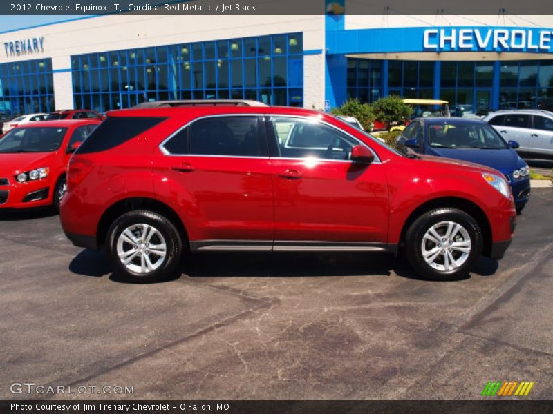 Cardinal Red Metallic / Jet Black 2012 Chevrolet Equinox LT