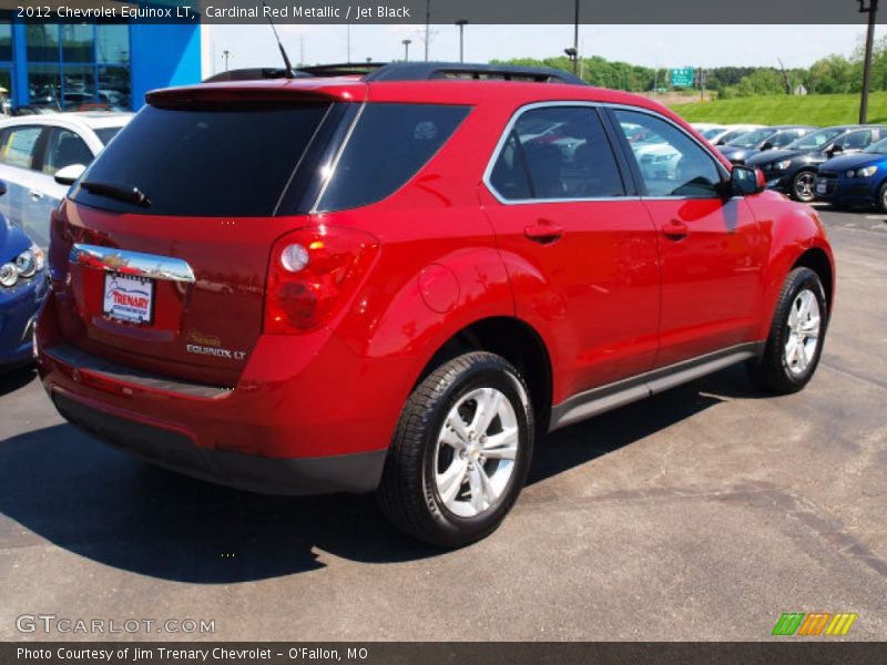 Cardinal Red Metallic / Jet Black 2012 Chevrolet Equinox LT