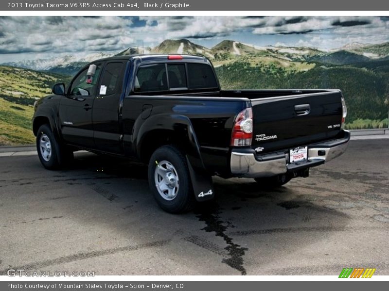 Black / Graphite 2013 Toyota Tacoma V6 SR5 Access Cab 4x4