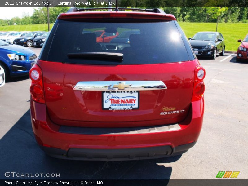 Cardinal Red Metallic / Jet Black 2012 Chevrolet Equinox LT