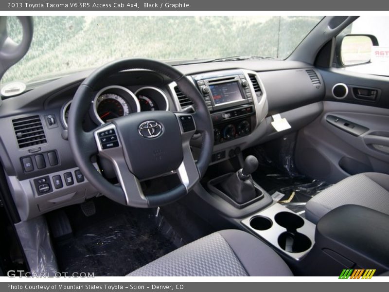 Black / Graphite 2013 Toyota Tacoma V6 SR5 Access Cab 4x4