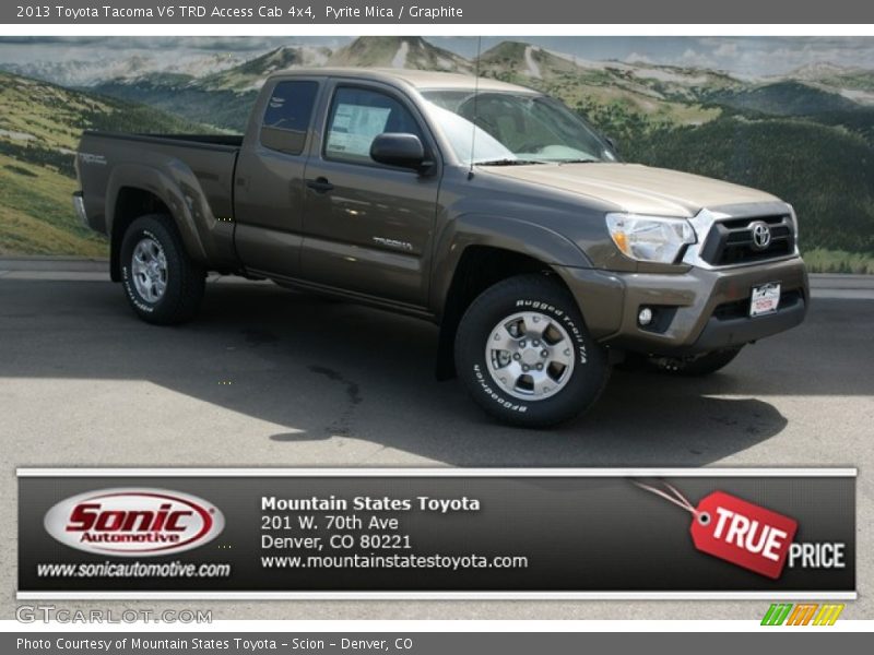 Pyrite Mica / Graphite 2013 Toyota Tacoma V6 TRD Access Cab 4x4