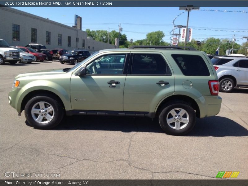 Kiwi Green Metallic / Stone 2010 Ford Escape Hybrid 4WD