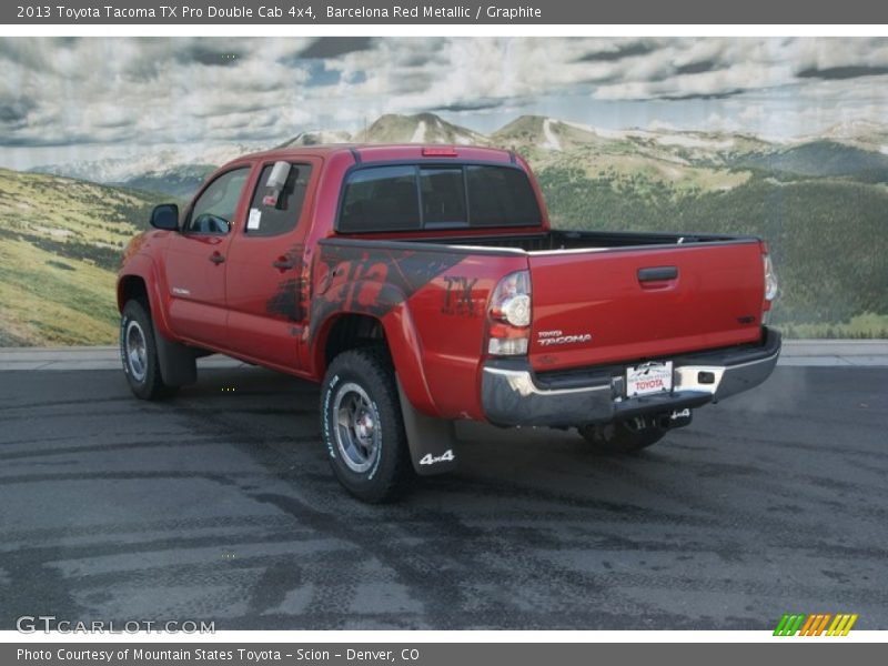Barcelona Red Metallic / Graphite 2013 Toyota Tacoma TX Pro Double Cab 4x4