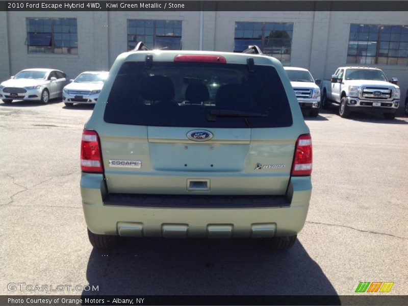 Kiwi Green Metallic / Stone 2010 Ford Escape Hybrid 4WD