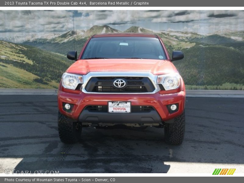 Barcelona Red Metallic / Graphite 2013 Toyota Tacoma TX Pro Double Cab 4x4