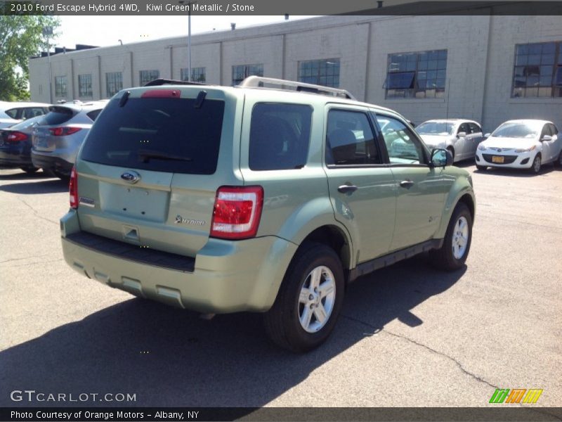 Kiwi Green Metallic / Stone 2010 Ford Escape Hybrid 4WD