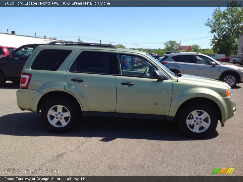 Kiwi Green Metallic / Stone 2010 Ford Escape Hybrid 4WD