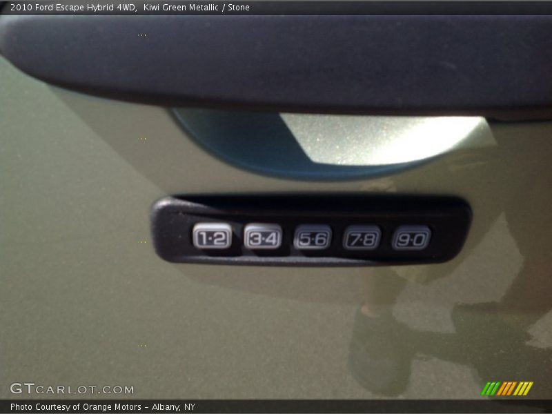 Kiwi Green Metallic / Stone 2010 Ford Escape Hybrid 4WD