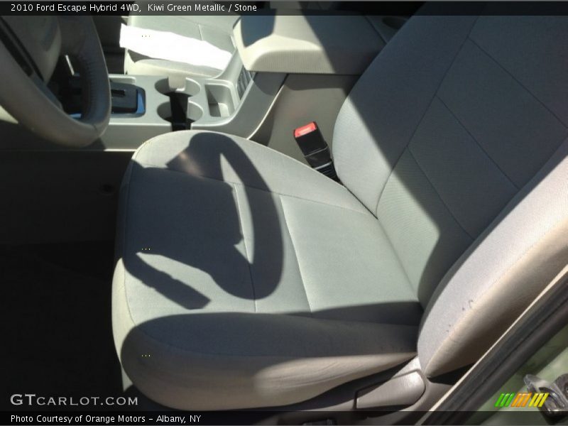 Kiwi Green Metallic / Stone 2010 Ford Escape Hybrid 4WD