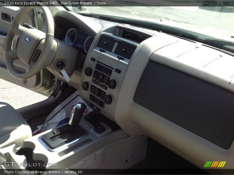 Kiwi Green Metallic / Stone 2010 Ford Escape Hybrid 4WD