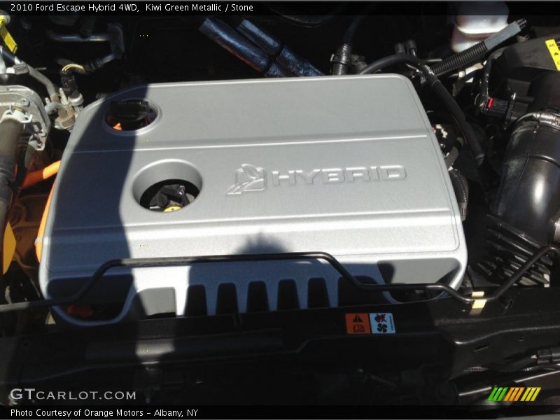 Kiwi Green Metallic / Stone 2010 Ford Escape Hybrid 4WD