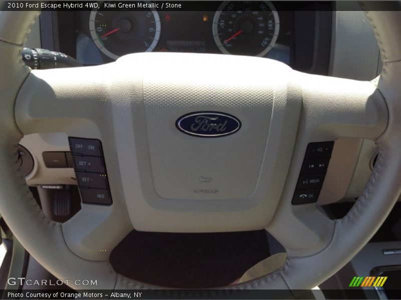 Kiwi Green Metallic / Stone 2010 Ford Escape Hybrid 4WD