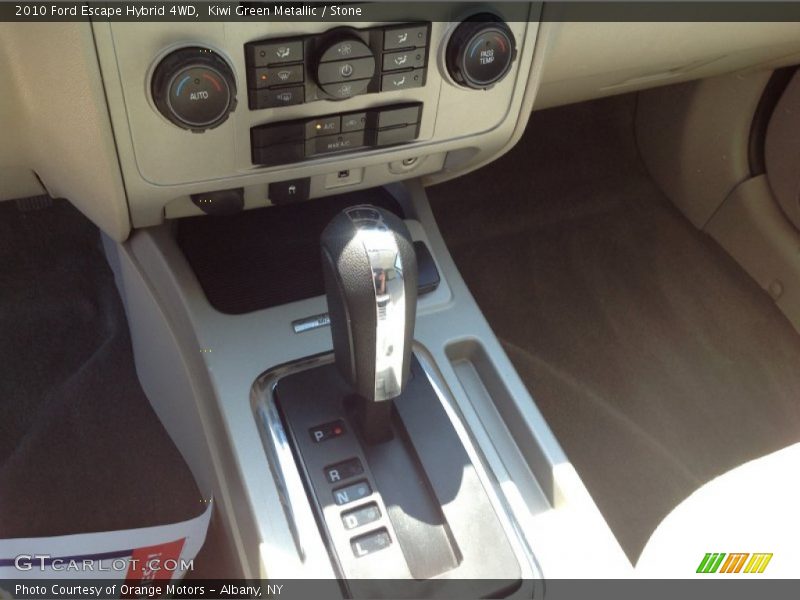 Kiwi Green Metallic / Stone 2010 Ford Escape Hybrid 4WD