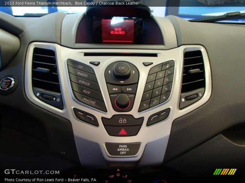 Controls of 2013 Fiesta Titanium Hatchback