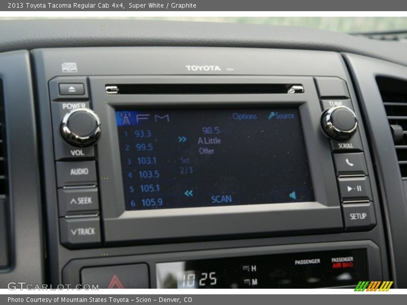Super White / Graphite 2013 Toyota Tacoma Regular Cab 4x4