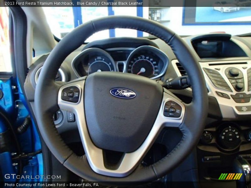  2013 Fiesta Titanium Hatchback Steering Wheel