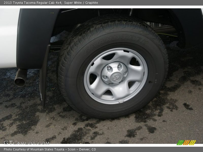 Super White / Graphite 2013 Toyota Tacoma Regular Cab 4x4