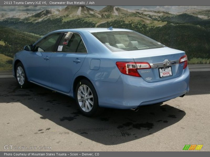 Clearwater Blue Metallic / Ash 2013 Toyota Camry XLE V6