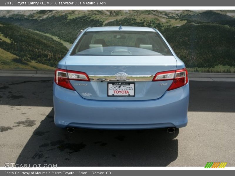 Clearwater Blue Metallic / Ash 2013 Toyota Camry XLE V6
