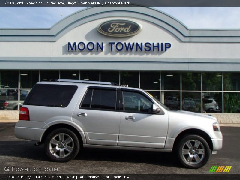 Ingot Silver Metallic / Charcoal Black 2010 Ford Expedition Limited 4x4