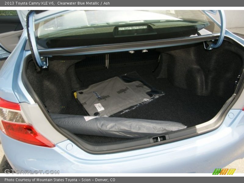Clearwater Blue Metallic / Ash 2013 Toyota Camry XLE V6