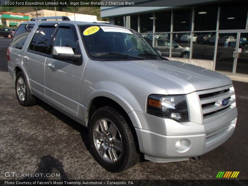 Ingot Silver Metallic / Charcoal Black 2010 Ford Expedition Limited 4x4