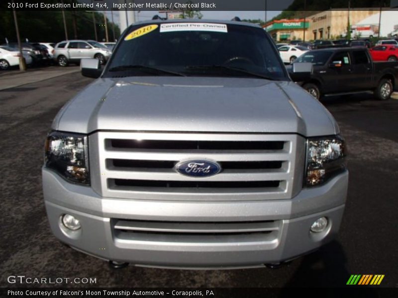 Ingot Silver Metallic / Charcoal Black 2010 Ford Expedition Limited 4x4