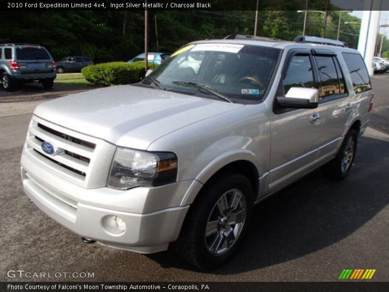 Ingot Silver Metallic / Charcoal Black 2010 Ford Expedition Limited 4x4