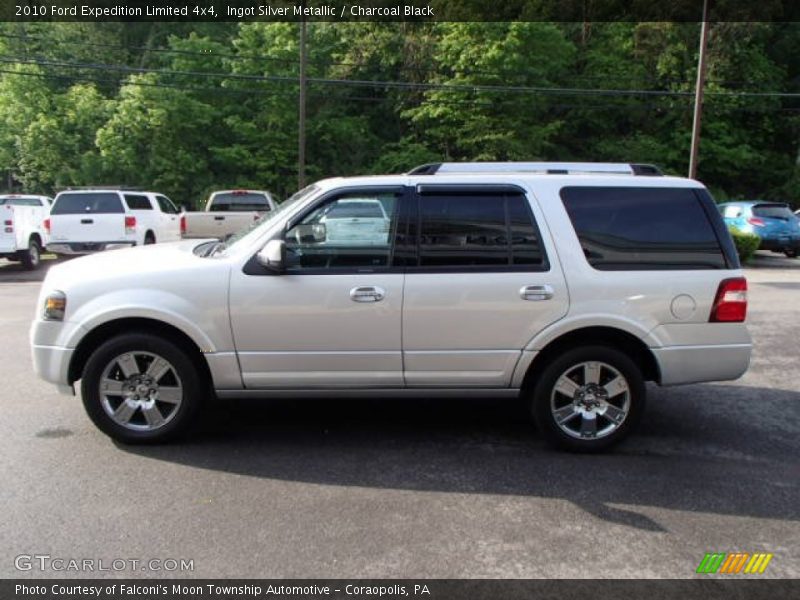 Ingot Silver Metallic / Charcoal Black 2010 Ford Expedition Limited 4x4