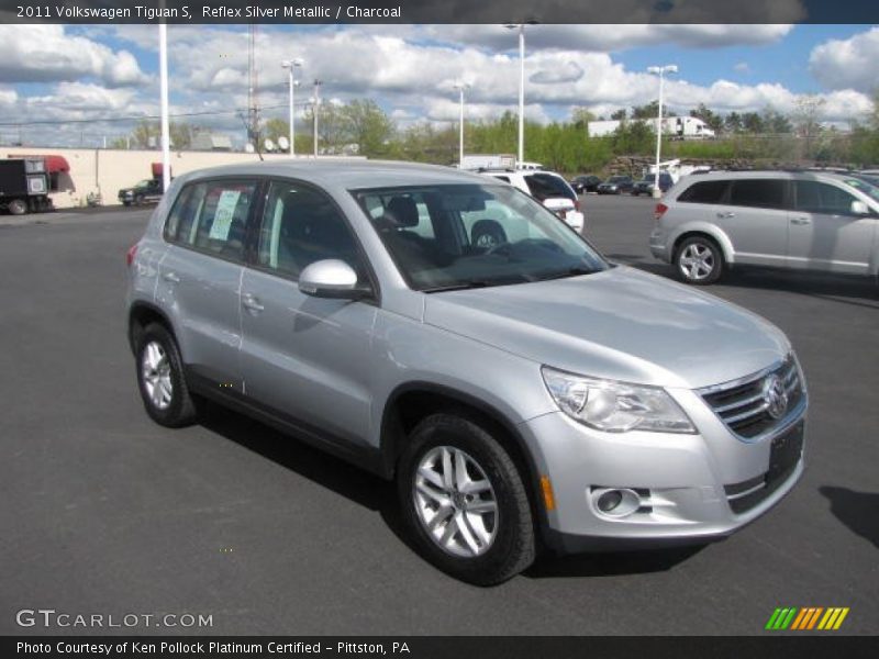 Reflex Silver Metallic / Charcoal 2011 Volkswagen Tiguan S