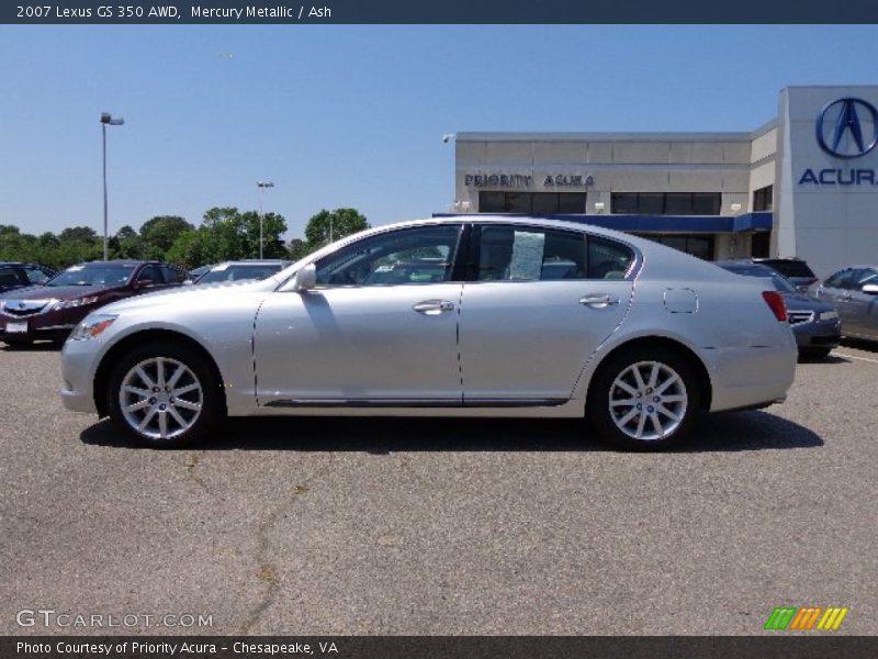 Mercury Metallic / Ash 2007 Lexus GS 350 AWD