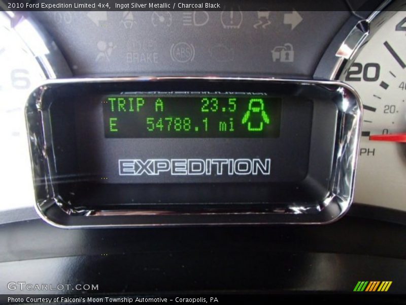 Ingot Silver Metallic / Charcoal Black 2010 Ford Expedition Limited 4x4